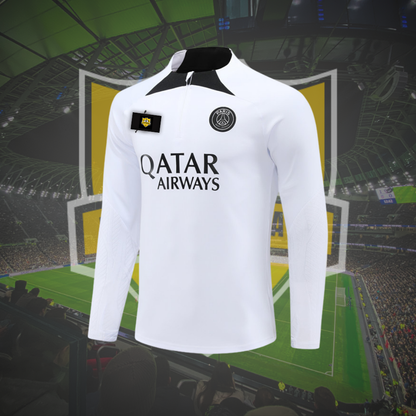 HALF ZIPPER PARIS WHITE